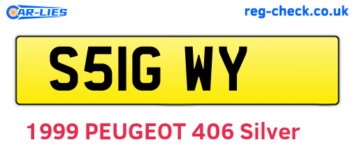 S51GWY are the vehicle registration plates.