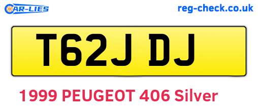 T62JDJ are the vehicle registration plates.