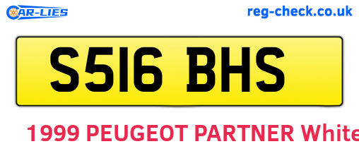 S516BHS are the vehicle registration plates.