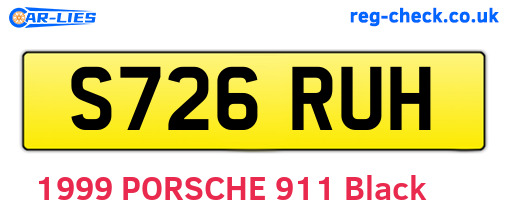 S726RUH are the vehicle registration plates.