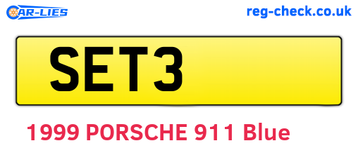 SET3 are the vehicle registration plates.