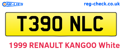 T390NLC are the vehicle registration plates.