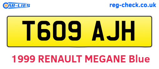 T609AJH are the vehicle registration plates.