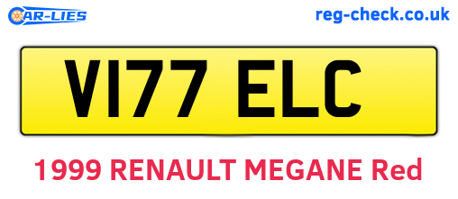 V177ELC are the vehicle registration plates.