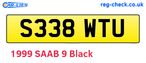 S338WTU are the vehicle registration plates.