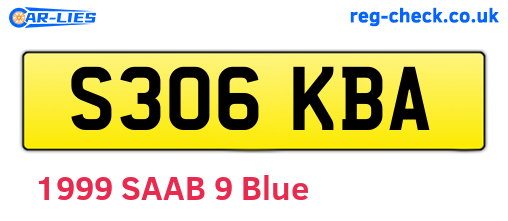S306KBA are the vehicle registration plates.