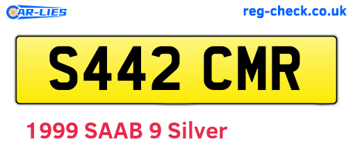 S442CMR are the vehicle registration plates.