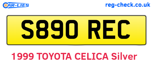 S890REC are the vehicle registration plates.
