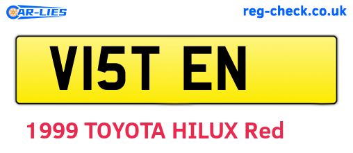 V15TEN are the vehicle registration plates.
