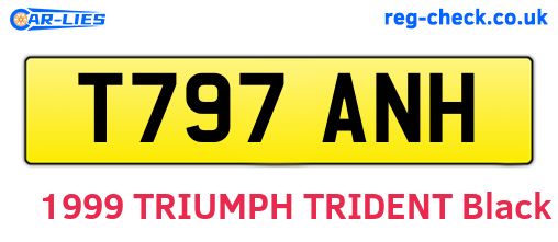 T797ANH are the vehicle registration plates.