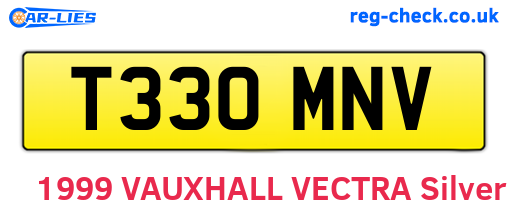 T330MNV are the vehicle registration plates.