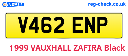 V462ENP are the vehicle registration plates.