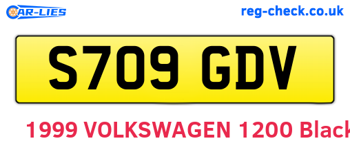 S709GDV are the vehicle registration plates.