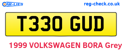 T330GUD are the vehicle registration plates.