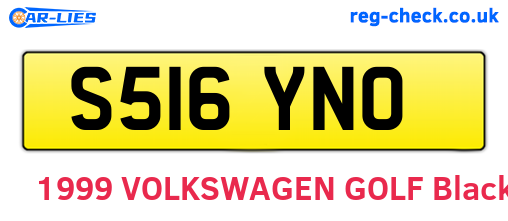 S516YNO are the vehicle registration plates.
