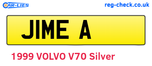 J1MEA are the vehicle registration plates.