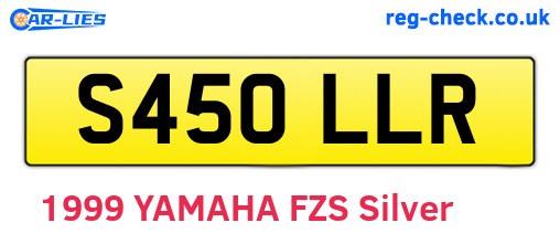 S450LLR are the vehicle registration plates.