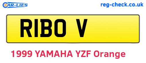 R1BOV are the vehicle registration plates.