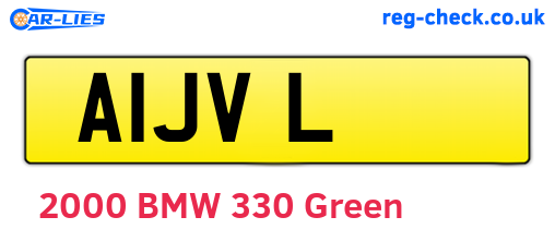 A1JVL are the vehicle registration plates.