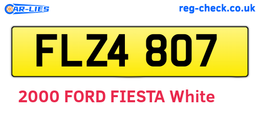 FLZ4807 are the vehicle registration plates.