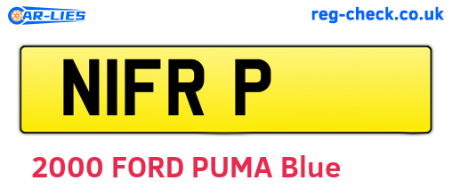 N1FRP are the vehicle registration plates.