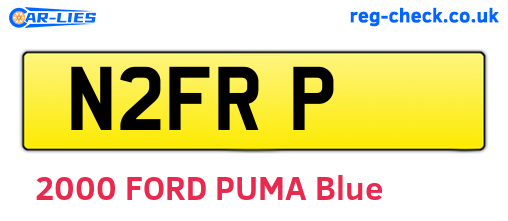 N2FRP are the vehicle registration plates.