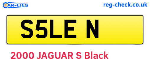S5LEN are the vehicle registration plates.