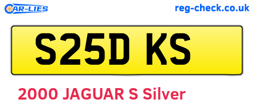 S25DKS are the vehicle registration plates.