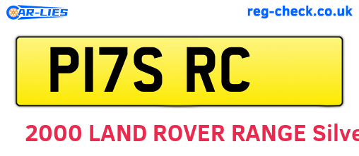 P17SRC are the vehicle registration plates.