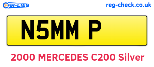 N5MMP are the vehicle registration plates.
