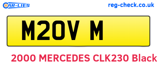 M2OVM are the vehicle registration plates.
