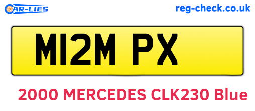 M12MPX are the vehicle registration plates.