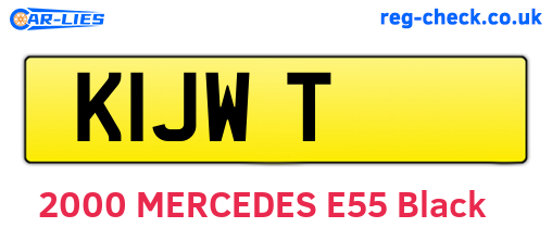 K1JWT are the vehicle registration plates.