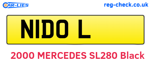 N1DOL are the vehicle registration plates.
