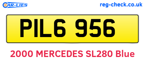 PIL6956 are the vehicle registration plates.