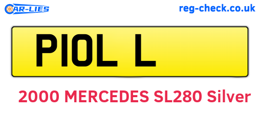 P1OLL are the vehicle registration plates.