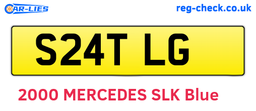 S24TLG are the vehicle registration plates.