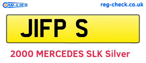 J1FPS are the vehicle registration plates.
