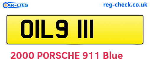 OIL9111 are the vehicle registration plates.