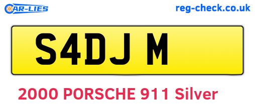 S4DJM are the vehicle registration plates.