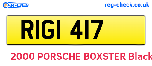 RIG1417 are the vehicle registration plates.