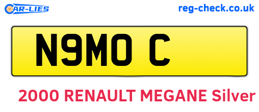 N9MOC are the vehicle registration plates.