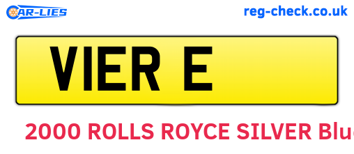 V1ERE are the vehicle registration plates.
