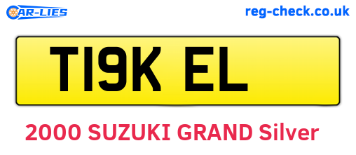 T19KEL are the vehicle registration plates.