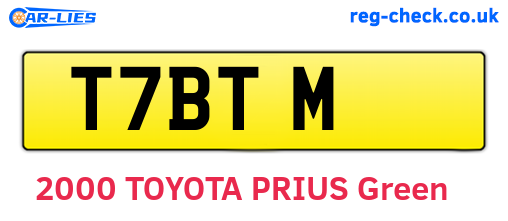 T7BTM are the vehicle registration plates.