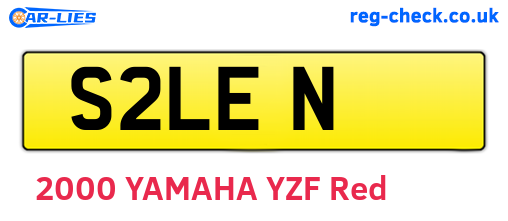 S2LEN are the vehicle registration plates.