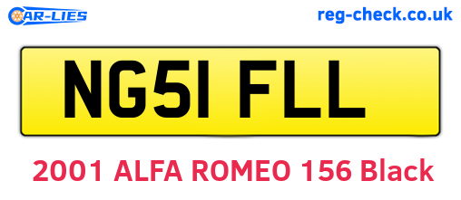 NG51FLL are the vehicle registration plates.