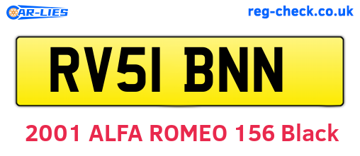 RV51BNN are the vehicle registration plates.