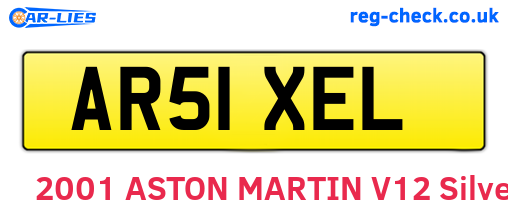 AR51XEL are the vehicle registration plates.