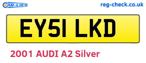 EY51LKD are the vehicle registration plates.